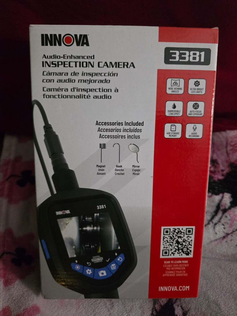 Innova 3381 Audio-Enhanced Inspection Camera